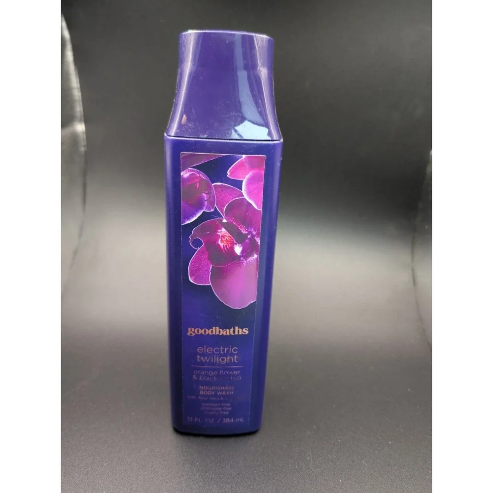 Goodbaths Electric Twilight Orange Flower‎ & Black Orchid Body Wash 13 Fl Oz